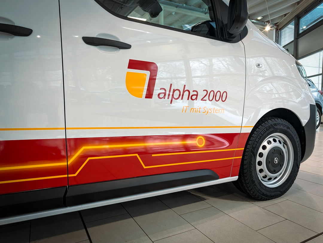 Fahrzeugbeschfiftung / Teilverklebung mittels Digitaldruck