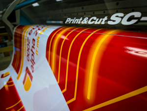 Unnsere Digitaldruckmaschine in Leipzig